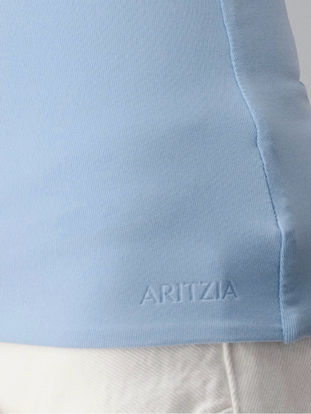 Cornflower Blue Original Contour Optimum Halter Top Aritzia - Picture 3 of 8